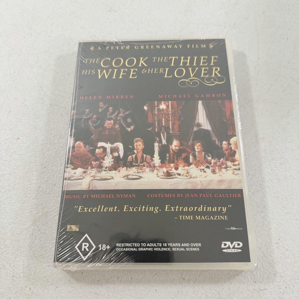 The Cook, The Thief, His Wife And Her Lover (DVD) PAL AUSTRALIA IMPORT NEW